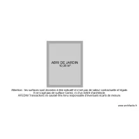 BI 4910 ABRI DE JARDIN