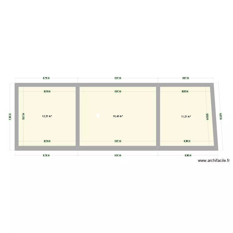 Cotation murs et cloisons. Plan de Cotation murs et cloisons. Plan de