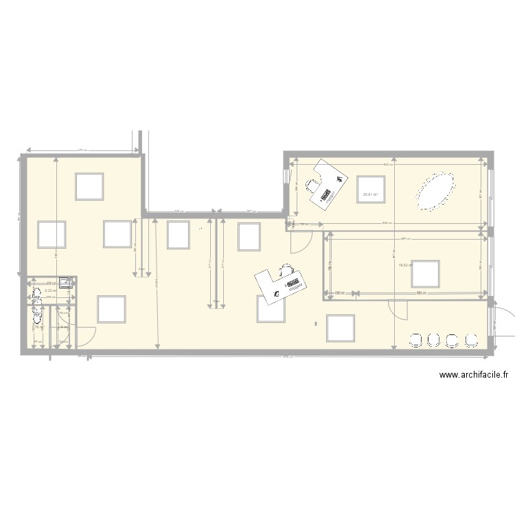 BONNAC Bureaux mars 22. Plan de 0 pièce et 0 m2