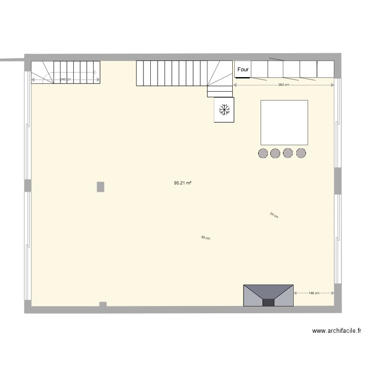 RDC SALON DEFINITIF. Plan de 0 pièce et 0 m2