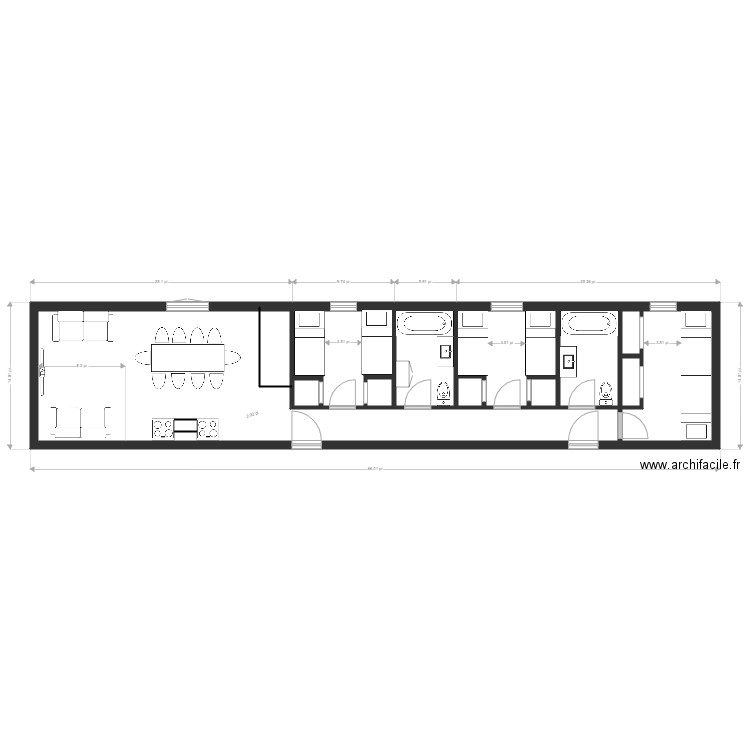 Habitation Travailleur Étranger 2. Plan de 0 pièce et 0 m2