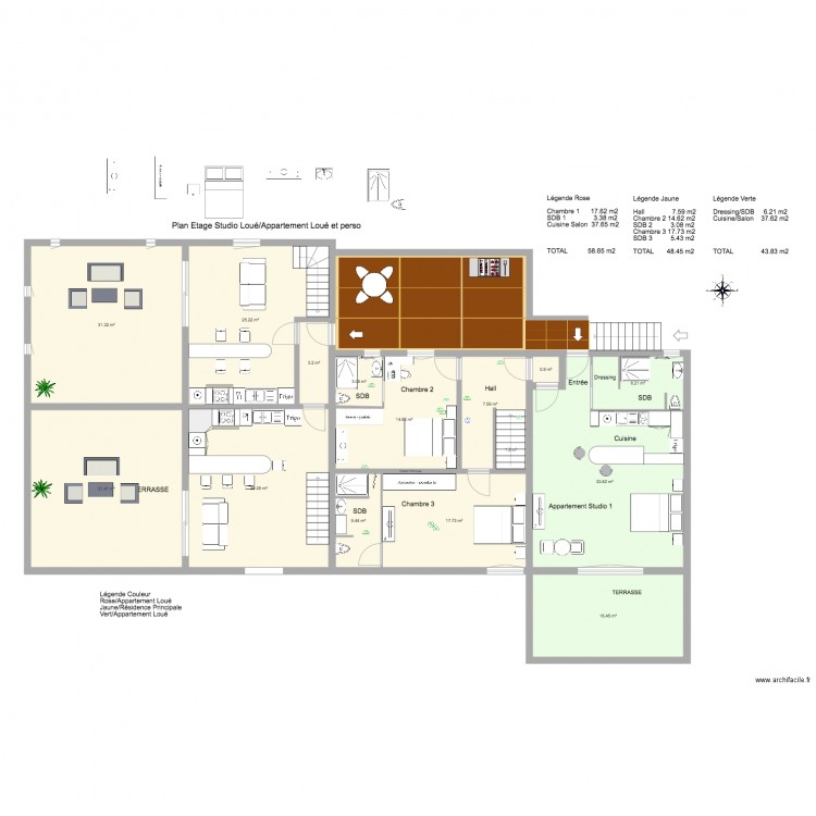 MAS TERRE ET NATURE APPART 2. Plan de 0 pièce et 0 m2