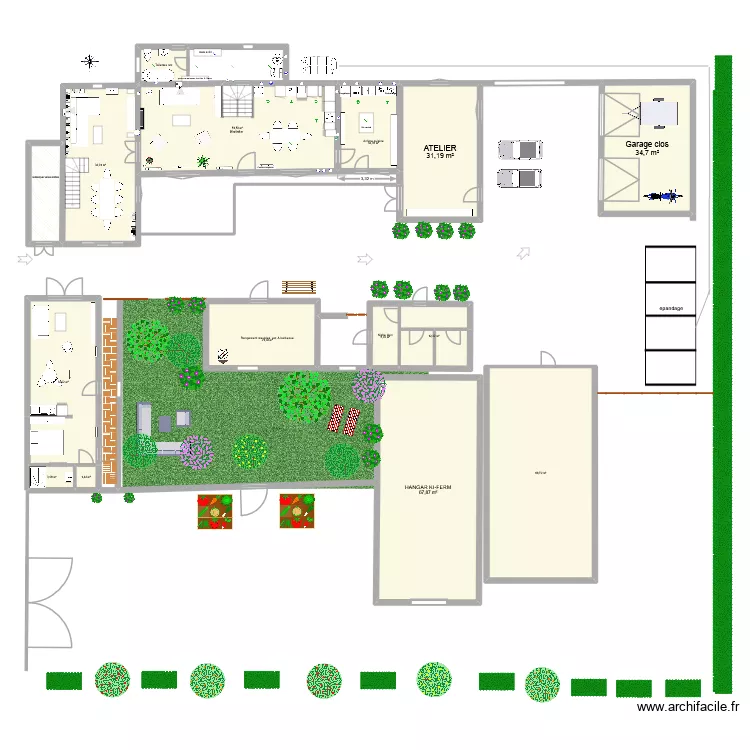rdc plozevet. Plan de 