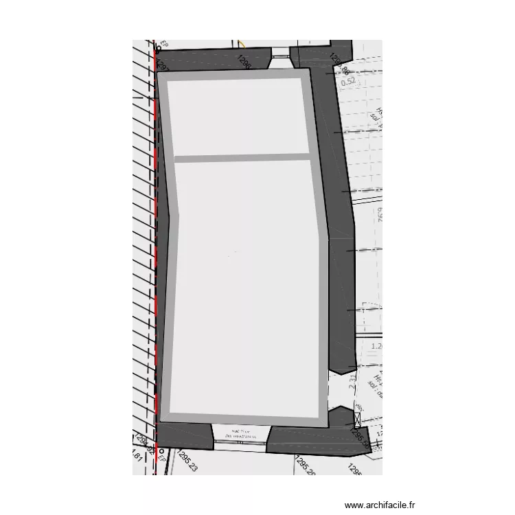 Plan studio sans marques. Plan de Plan studio sans marques. Plan de