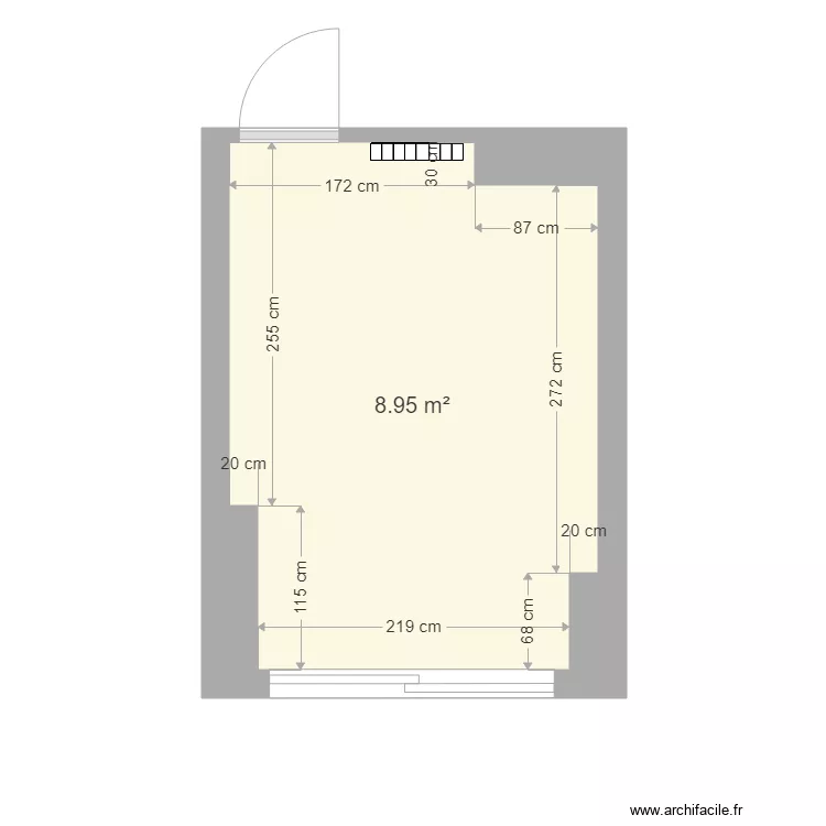 chambre appoint. Plan de chambre appoint. Plan de