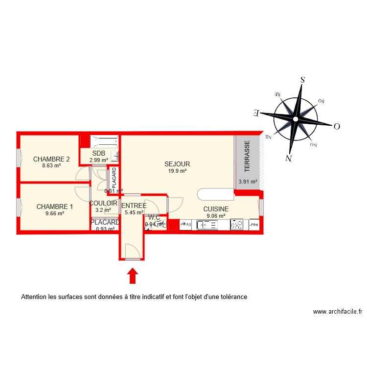 BI 6511 Rita. Plan de 0 pièce et 0 m2