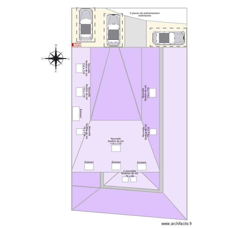 Pasteur Plan de masse b. Plan de 0 pièce et 0 m2