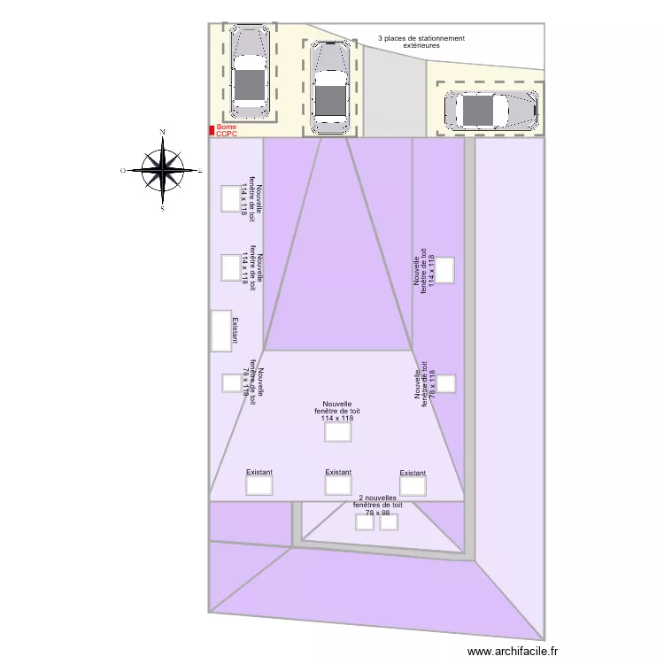 Pasteur Plan de masse b. Plan de 