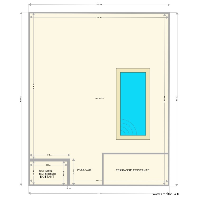 EXISTANT ARGOULETS. Plan de 0 pièce et 0 m2