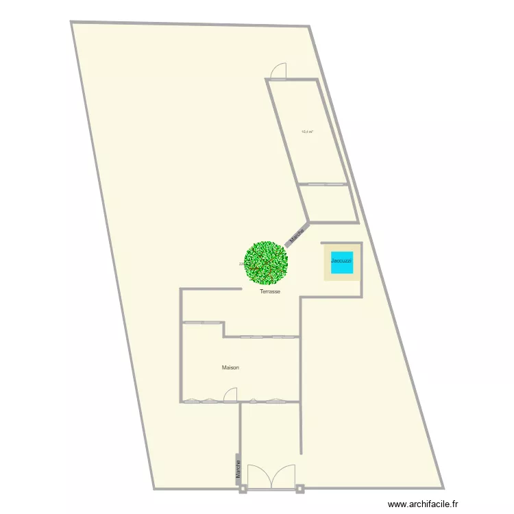 plan maison. Plan de 