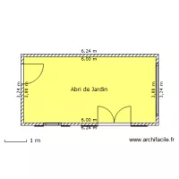 Abri de Jardin dessus.