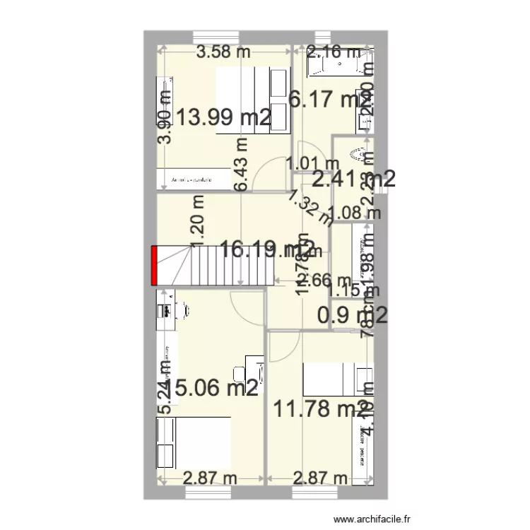 Samuel plan ETAGE 071015 AM&Eacute;NAG&Eacute;. Plan de 