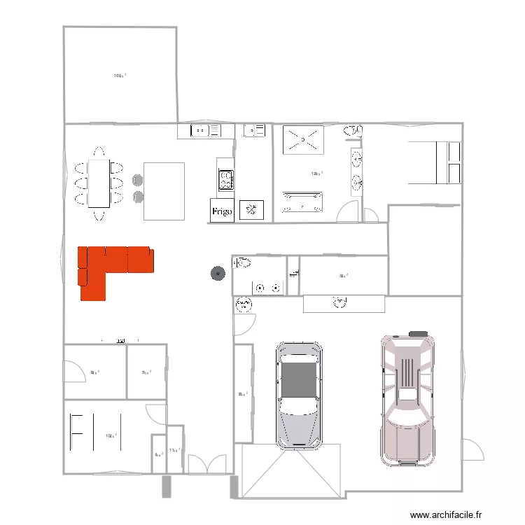 maison 3. Plan de 
