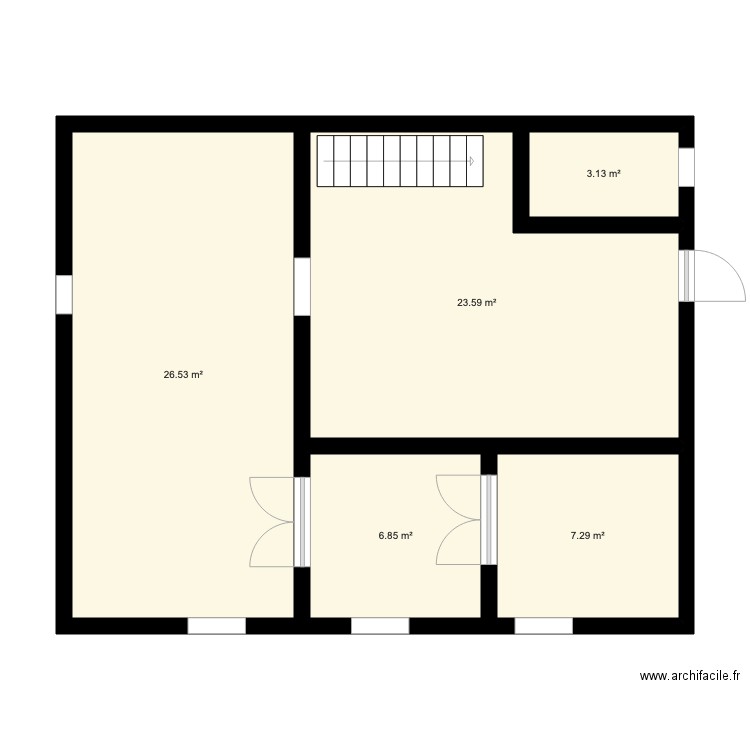 maison. Plan de 0 pièce et 0 m2