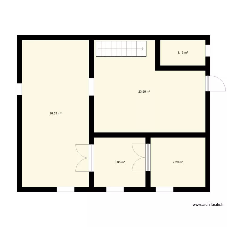 maison. Plan de 