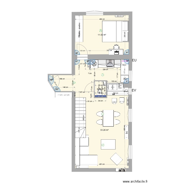 93310 premier niveau 9 mai 2. Plan de 0 pièce et 0 m2