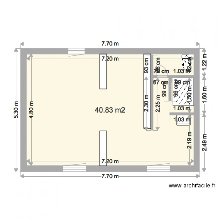 chambre parentale 2ème bastide. Plan de 0 pièce et 0 m2