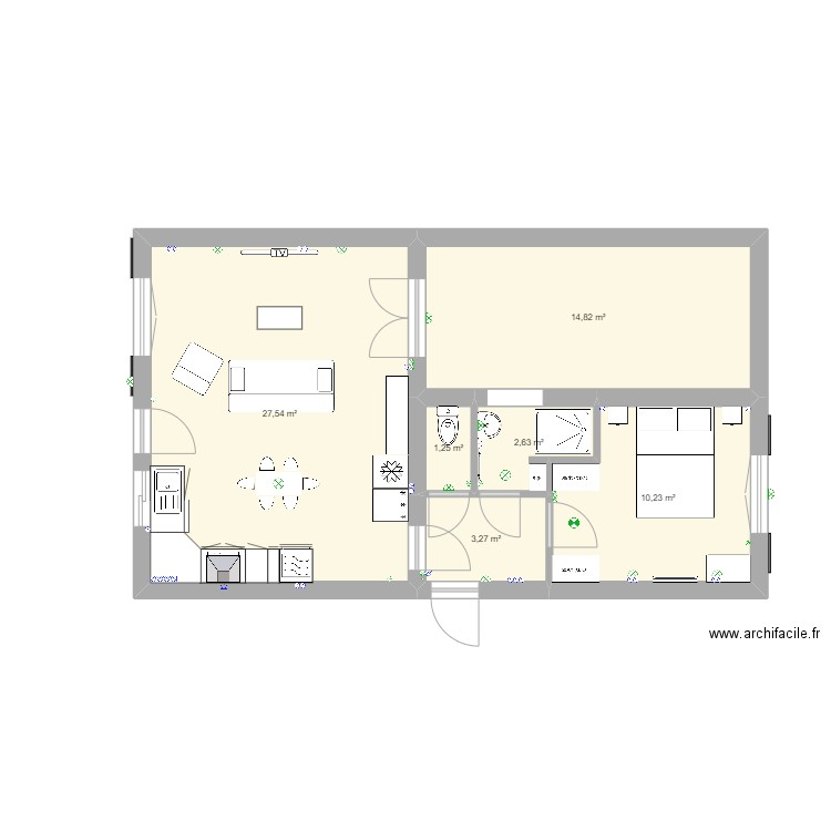 Dépendence 01. Plan de 0 pièce et 0 m2