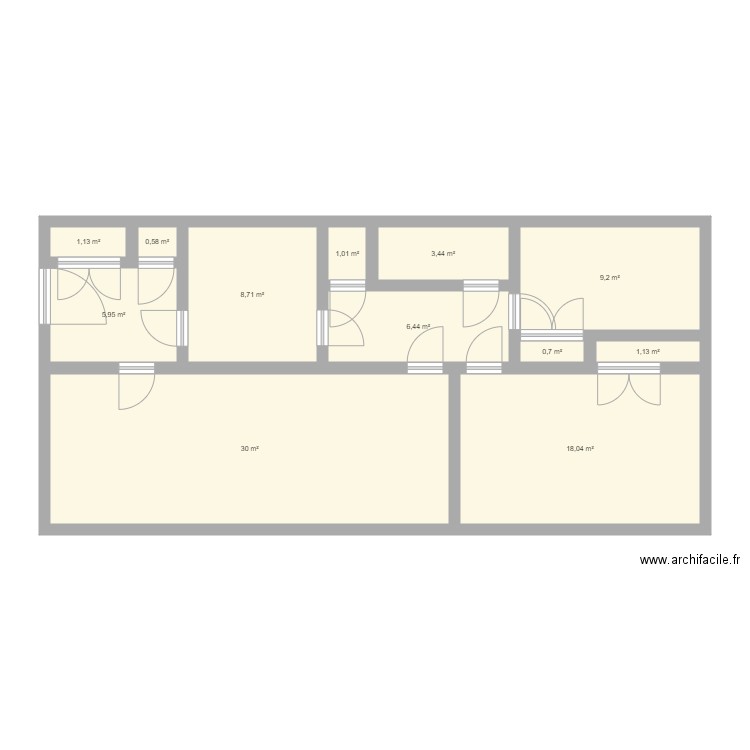 projet PM. Plan de 0 pièce et 0 m2