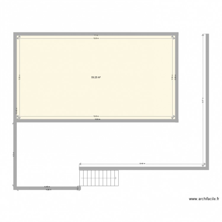 Plan terrasse. Plan de 0 pièce et 0 m2