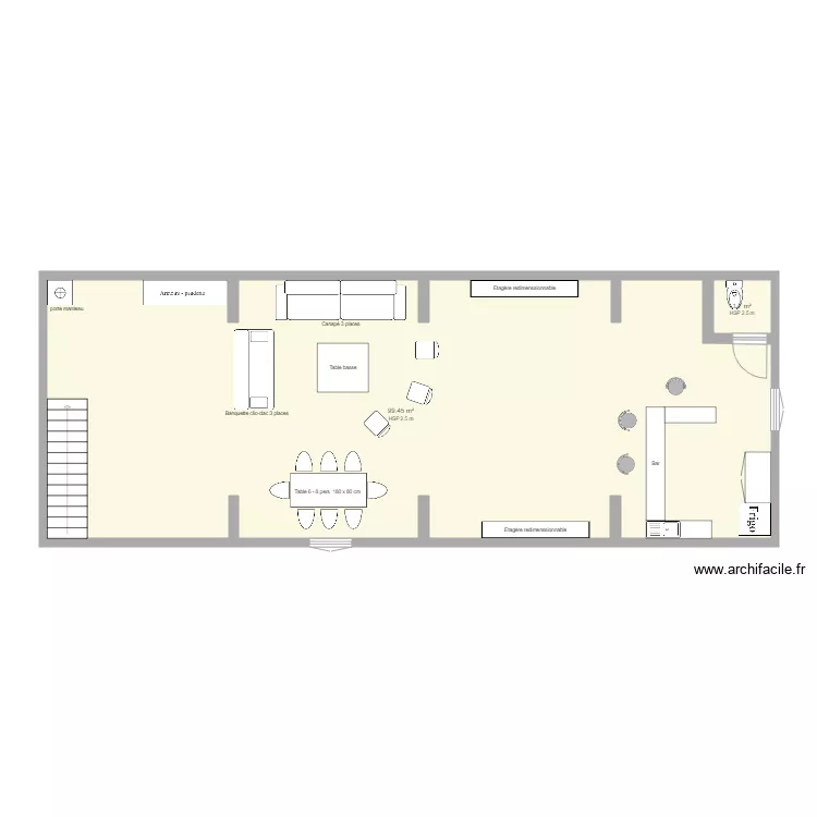 Salle batiment numéro 2. Plan de Salle batiment numéro 2. Plan de