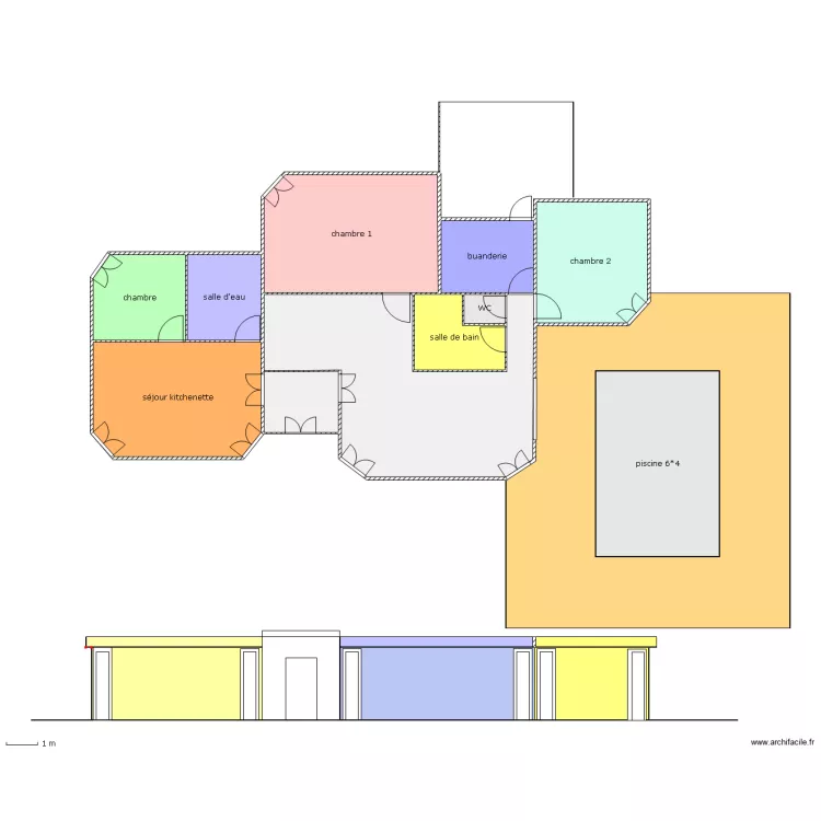 maison Gard. Plan de 