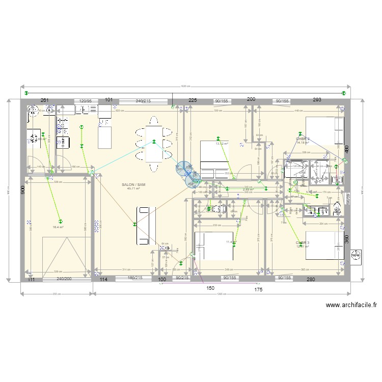 MAISON T5 FINAL EDF. Plan de 0 pièce et 0 m2