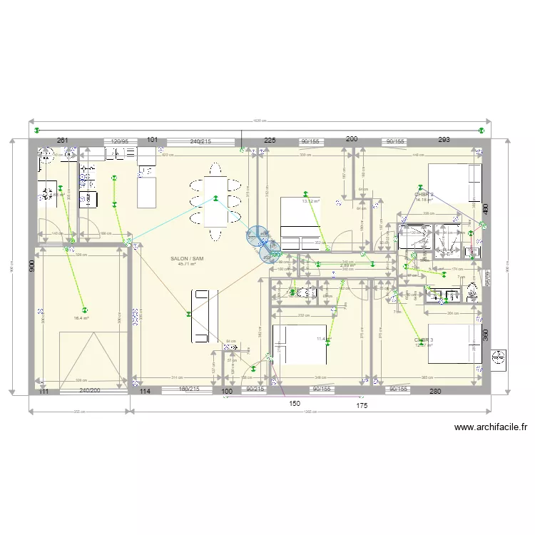 MAISON T5 FINAL EDF. Plan de 