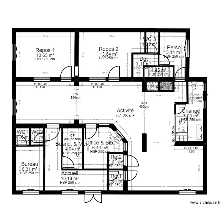 94V75C PROJET ap debut tvx 100923 V2. Plan de 0 pièce et 0 m2