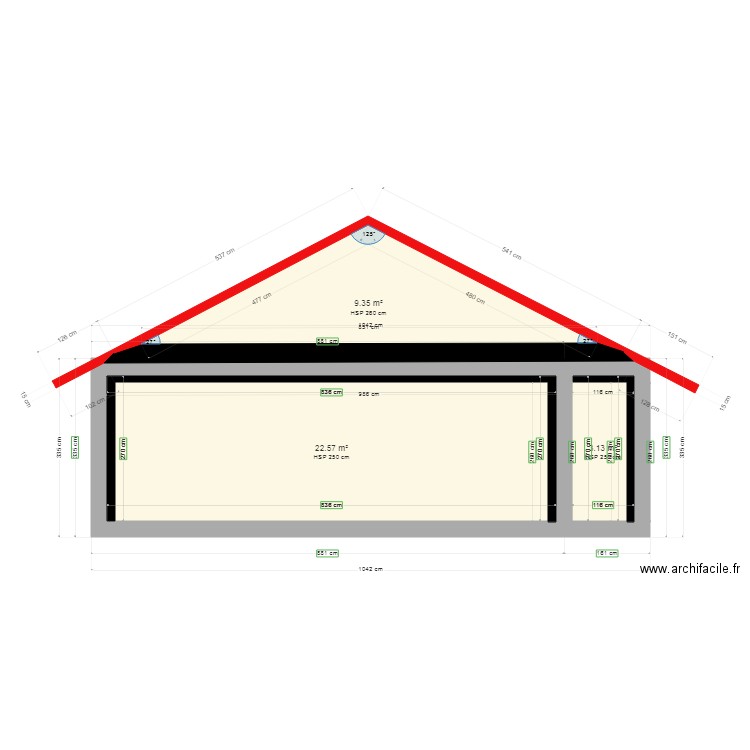 PLAN DE COUPE1. Plan de 0 pièce et 0 m2