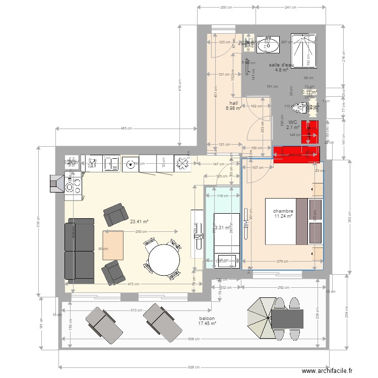 appartement montille 6 bis. Plan de 0 pièce et 0 m2