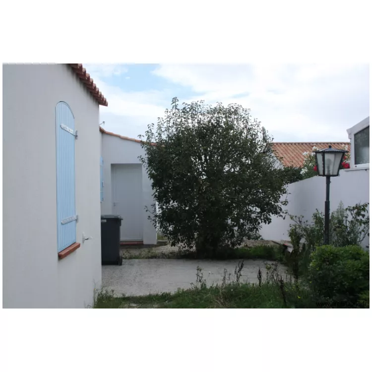 Photo Pignon Ouest existant . Plan de 