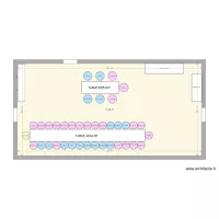 Plan salle des f&ecirc;tes 