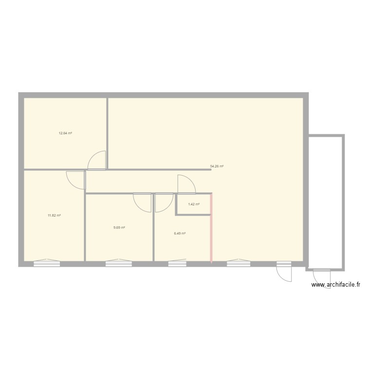 maison sans veranda. Plan de 0 pièce et 0 m2