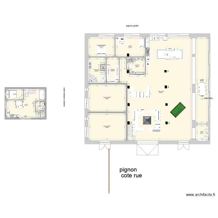 appartement rbnb. Plan de 19 pièces et 480 m2