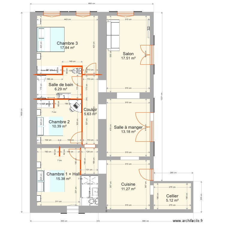 maison3. Plan de 0 pièce et 0 m2