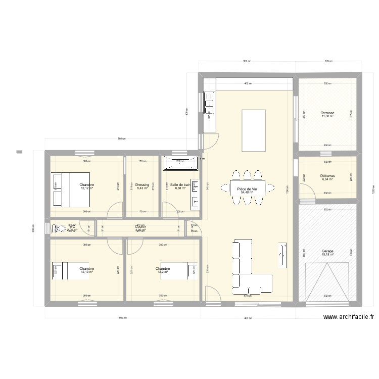 Plan Maison Akao 4. Plan de 0 pièce et 0 m2