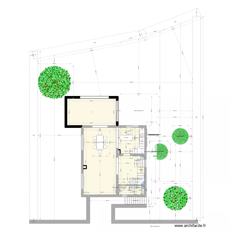 plan 1 DOUBLE. Plan de 