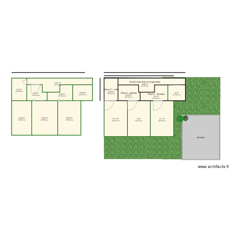 chatterie 2. Plan de 0 pièce et 0 m2