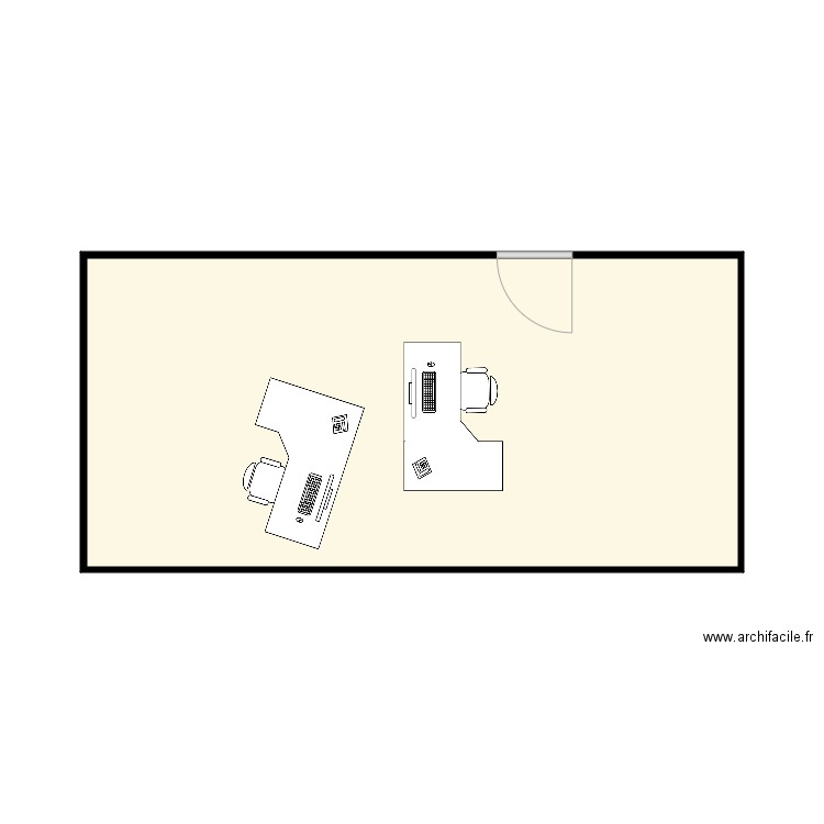 Aménagement Bureau Corinne. Plan de 0 pièce et 0 m2