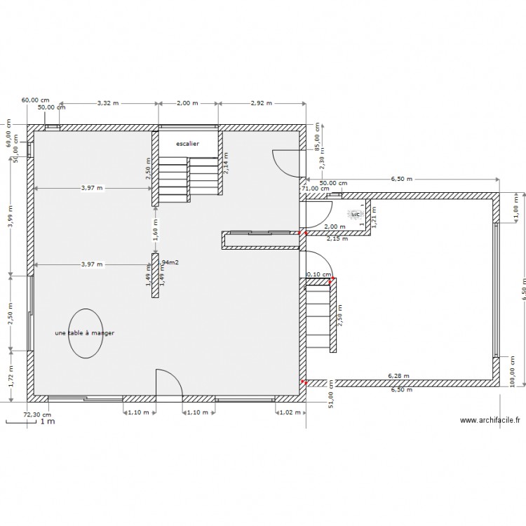 plan vivi-yves. Plan de 0 pièce et 0 m2