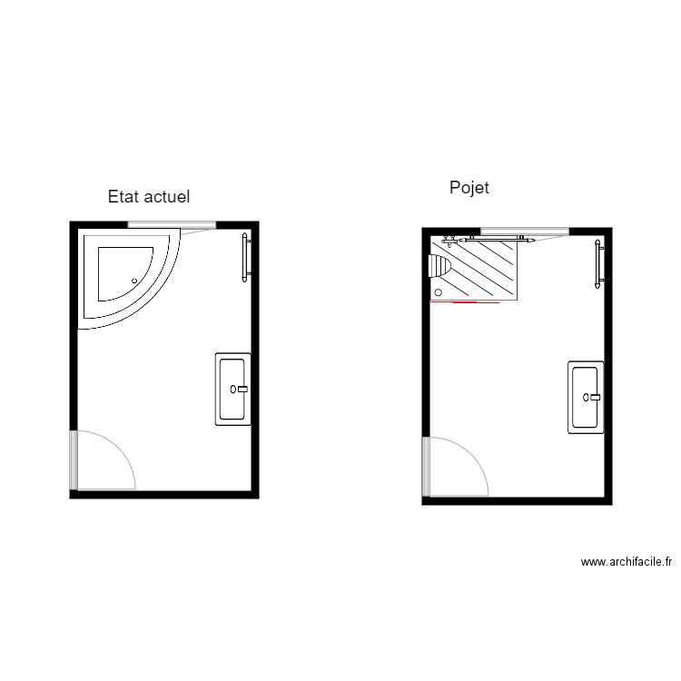 Lebouteux SDB. Plan de 0 pièce et 0 m2