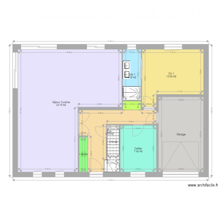 HOCHEDEZ CARRATTE. Plan de 0 pièce et 0 m2