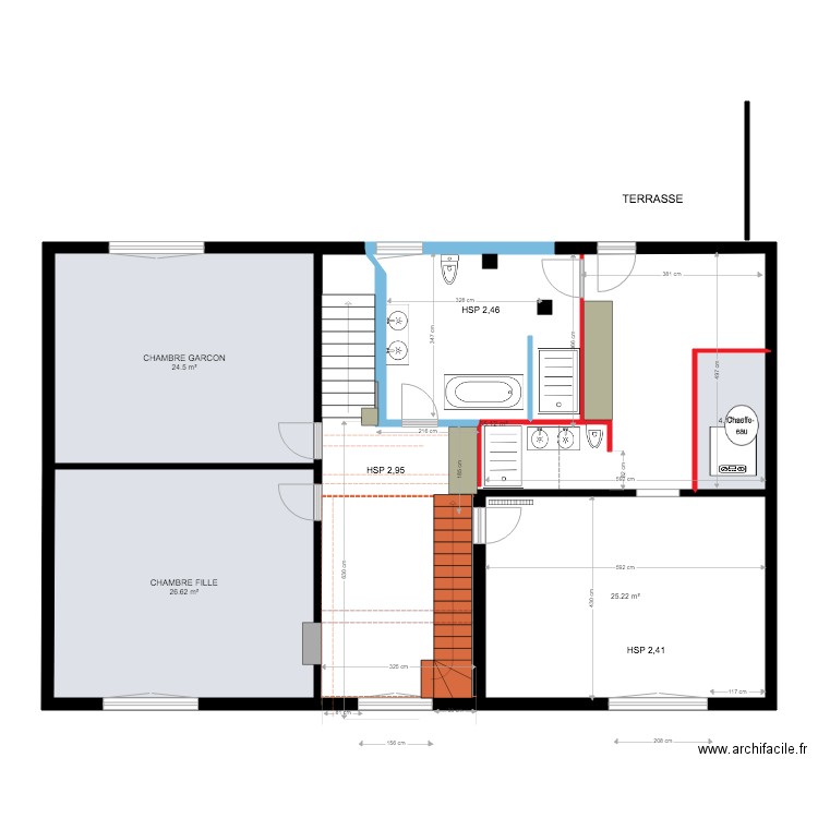 ETAGE GASPARD YUTZ 2. Plan de 0 pièce et 0 m2