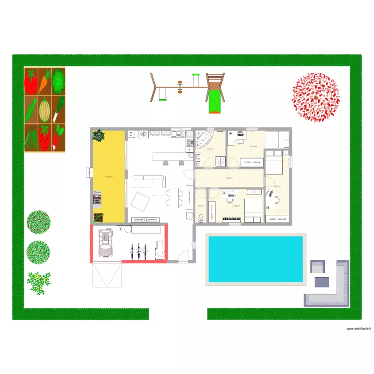 Maison nathan. Plan de 