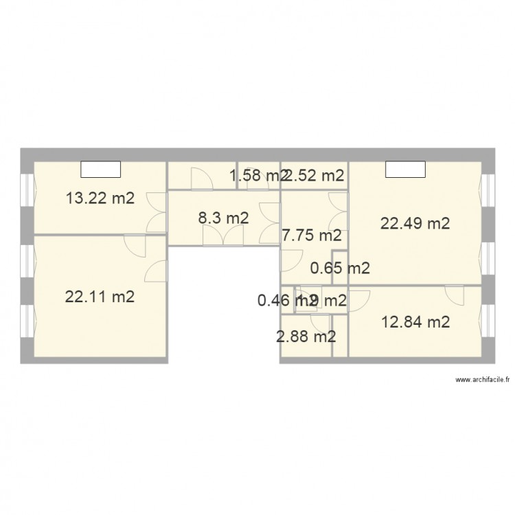 MONTGRAND EXIst. Plan de 0 pièce et 0 m2