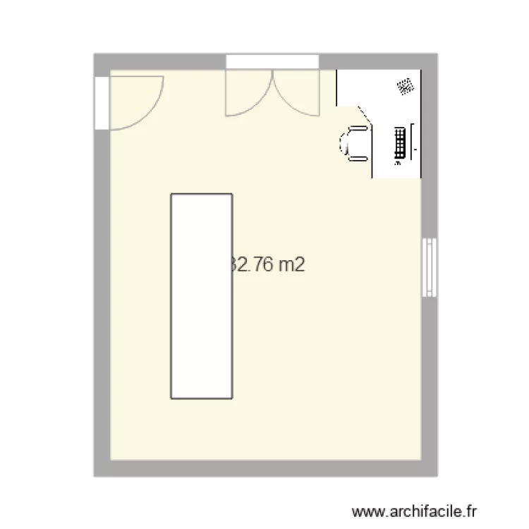 salle manger. Plan de 