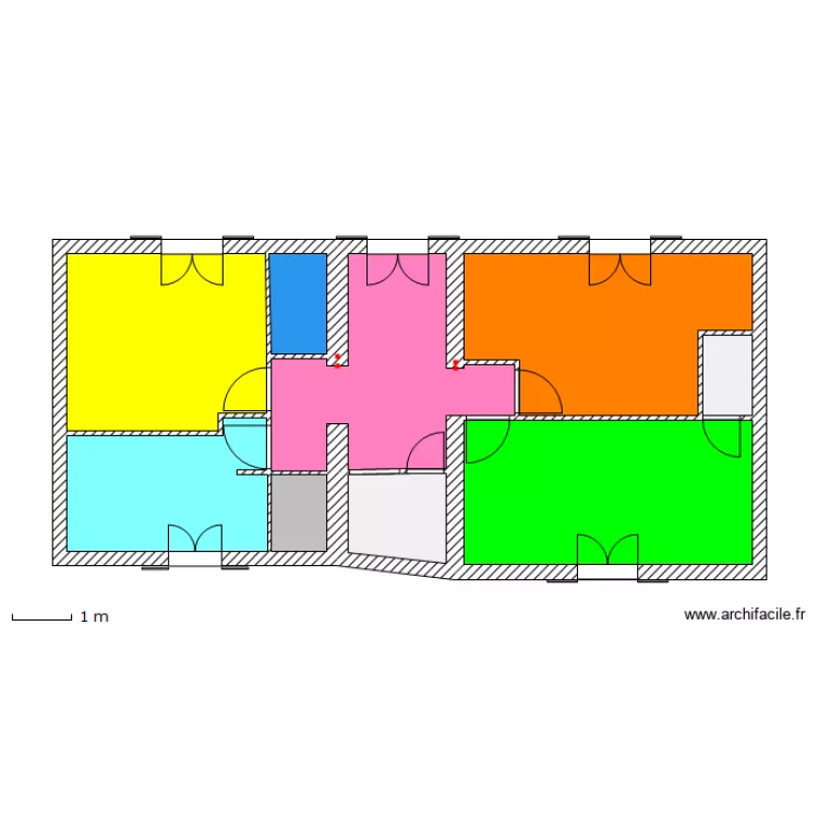 surface piece etage. Plan de surface piece etage. Plan de