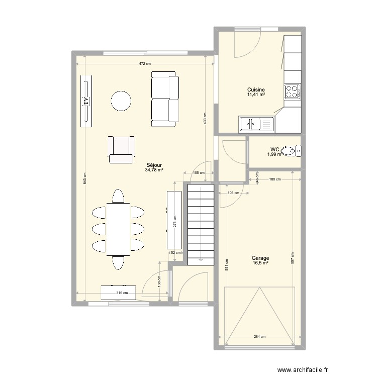 Clos des Tilleuls. Plan de 11 pièces et 140 m2