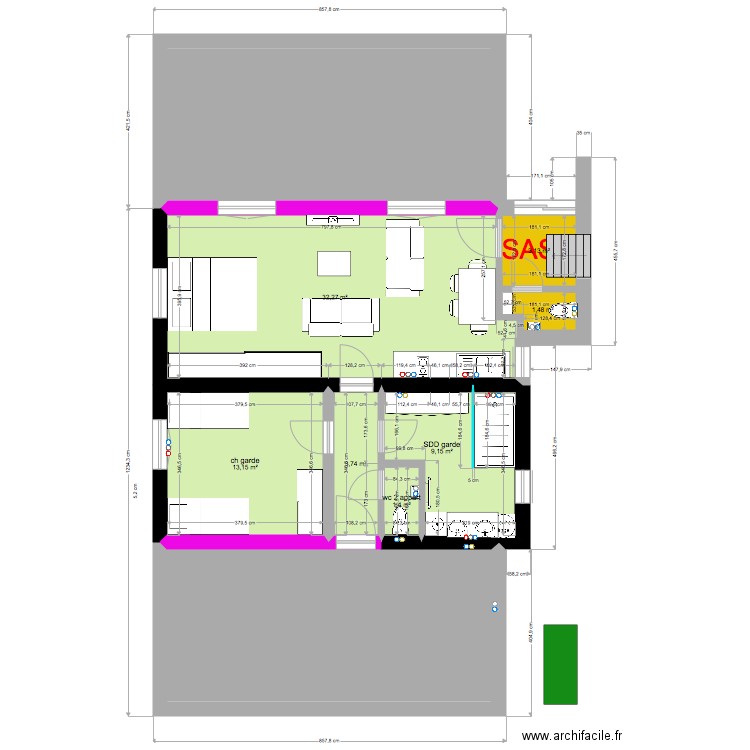 RBNB  152  121  65m2. Plan de 0 pièce et 0 m2